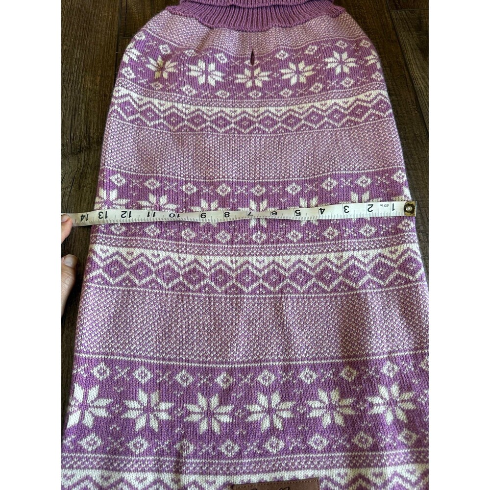 Eddie Bauer PET Legend Snowflake Sweater Heathered Pink/Purple - Picture 3 of 6